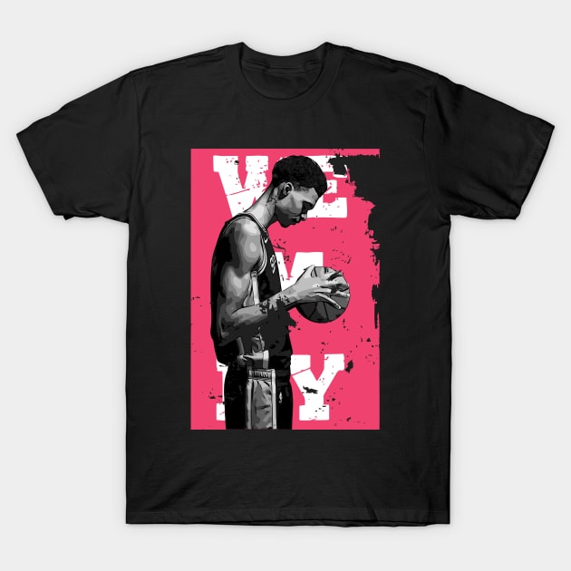 Wembanyama Basketball T-Shirt by Playful Creatives